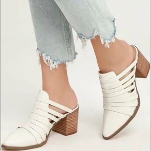 Report Tommy Slip on heeled mule Sz 7